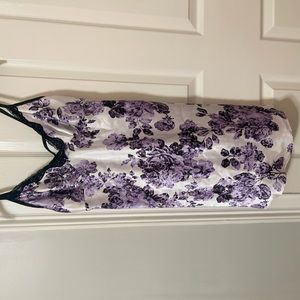 Apt 9 Purple Flower Chemise, Size Small